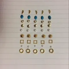 ネイルパーツ45個セット 2種類変更することが可能です