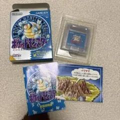動作確認済 ポケットモンスター 青 ゲームボーイ　美品