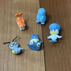 【匿名配送】ポケモン バスボール びっくらたまご フィギュア　5個セット