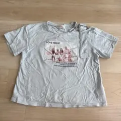 ロゴストラップ 半袖Tシャツ ライトブルー