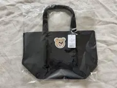 新品未開封 フェイラー オールドテディ ワッペントート 黒 LLサイズ
