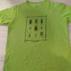 美品mont-bell 昆虫デザイン Tシャツ 140