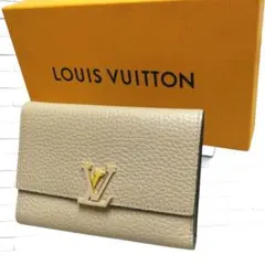 ルイヴィトン ポルトフォイユ・カプシーヌ コンパクト 折り財布