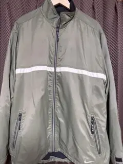 NIKE ナイロン ジャージ メタリックシルバー 2001 上下セット XXL