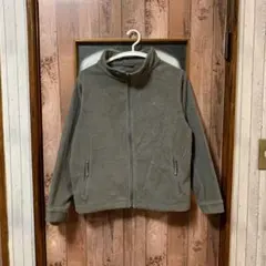 エルエルビーン　フリース　ジップ　グレー