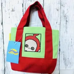 【テレタビーズ】 ミニバッグ P刺繍 ポー ミニトート