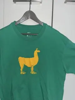 NIKE SB ラマ プリント Tシャツ グリーン XL