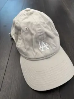 NEW ERA LAロゴ ベースボールキャップ ベージュ