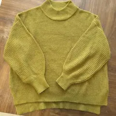 earth music & ecology マスタードニット