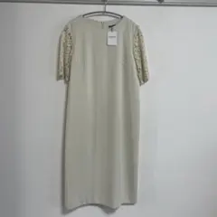 新品タグ付A day in the life アイボリー　フォーマルワンピース