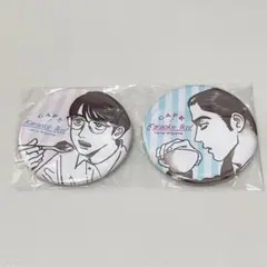 【コースター付】カラオケ行こ！カフェ限定 缶バッジ 2個セット コースター付】カラオケ行こ！カフェ限定 缶バッジ 2個セット