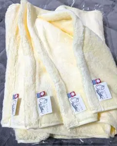 エアーかおる フェイスタオル 4枚セット オーガニックコットン