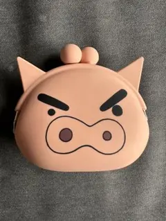 クレヨンしんちゃん　ぶりぶりざえもん　シリコン コインケース 小銭入れ　がま口