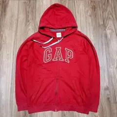 美品　OldGAP　90s~00　Y2K　ヴィンテージ　ジップパーカー　メンズL