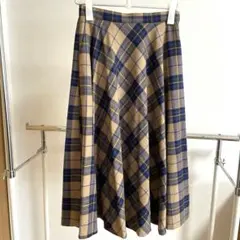チェックスカート　ユナイテッドアローズ　フレアスカート　Mサイズ　38サイズ