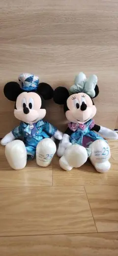 東京ディズニーシー 25周年 ミッキー ミニー ぬいぐるみ