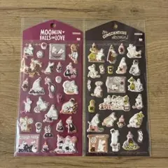 【国内正規品】サンスター文具 ムーミン マシュマロステッカー シール 2枚セット