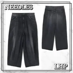 正規品 LHP ニードルズ デニム パンツ リラックス感 12オンス ブラックのサムネイル