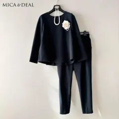 極美品✨マイカアンドディール パンツスーツ セットアップ フォーマル 日本製38