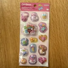 ケアベア ポップデコパーティー わたあめカプセルシール ピンク　新品