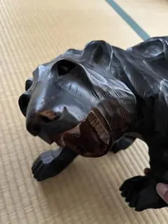北海道 木彫り 熊 置物 ゴルフ 記名あり - メルカリ