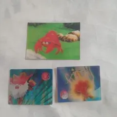 ポケモン　3Dカード　3枚のサムネイル
