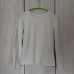 GU STYLE-HEAT 白 長袖