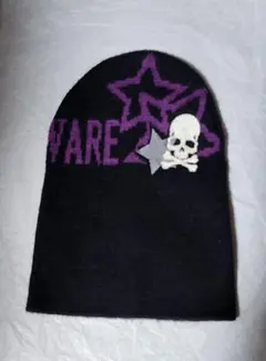 スカルデザイン ニット帽 フリーサイズ