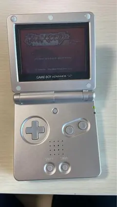 ゲームボーイアドバンス SP シルバー カセット3点付き