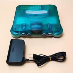 【動作保証】 NINTENDO64 クリアブルー ニンテンドー64 任天堂
