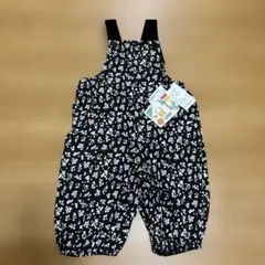 未使用タグ付き♡90cm サロペット 花柄 オーバーオール 女の子