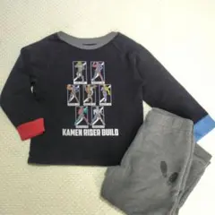 ユニクロ　パジャマ　110　長袖　上下セット　仮面ライダー　ビルド