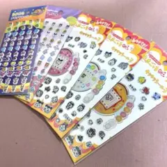 【早い者勝ち】 正規品 たまごっち キラキラシール3 プチプチシール 5枚セット