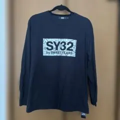 SY32 by SWEET YEARS ブラック長袖カットソーのサムネイル