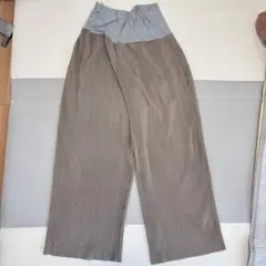 ワイドパンツ マタニティ