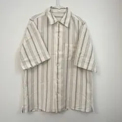GUジーユー ストライプシャツ