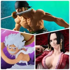 [新品未開封]ワンピースGrandista フィギュア3体
