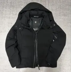 【良品】デサント オルテライン ダウンジャケット 水沢ダウン アンカー ブラック