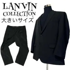 【モヘヤ】【52】LANVIN COLLECTION スーツセットアップ メンズ 2026年最新】LANVIN COLLECTION カラー：ブラック系 メンズ ビジネス