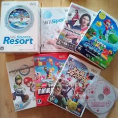 ★Wii★大乱闘スマッシュブラザーズ等ゲームソフト 8本セット★中古品★まとめ★