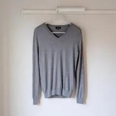 00's A.P.C. アーペーセー ハイゲージニットセーター L グレーのサムネイル