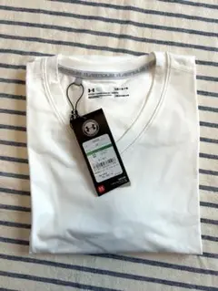 UNDER ARMOUR ヒートギア　メッシュ半袖シャツ　白　LG 新品　①