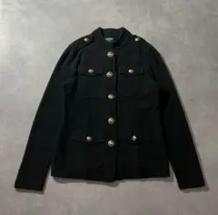 LAUREN RALPH LAUREN cotton sweater 金ボタン