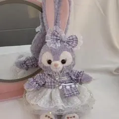 ステラルーコスチューム　リーナベル　着せ替え　チュールツイードドレス 紫色