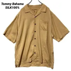 T-1710 Tommy Bahama オープンカラーシャツ シルク100%XLのサムネイル