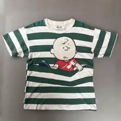 90s SNOOPY スヌーピー チャーリーブラウン Tシャツ 古着 キャラ