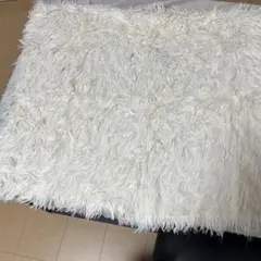 【美品】ニューボーンフォト 月齢フォト 布 ファー ホワイト