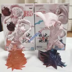 ワンピース　FILM RED 戦光絶景　シャンクス　ルフィ　フィギュア2種セット