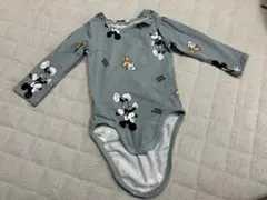H&M ミッキーマウス 長袖ロンパース