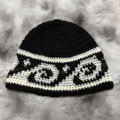 stussy クラッシャーハット バケットハット ニット ステューシー
